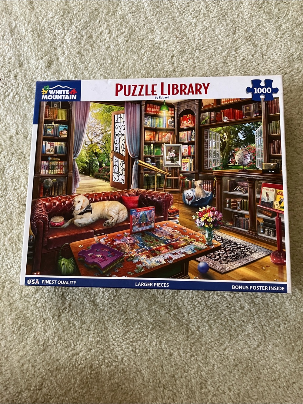 White Mountain Puzzle Library Puzzle